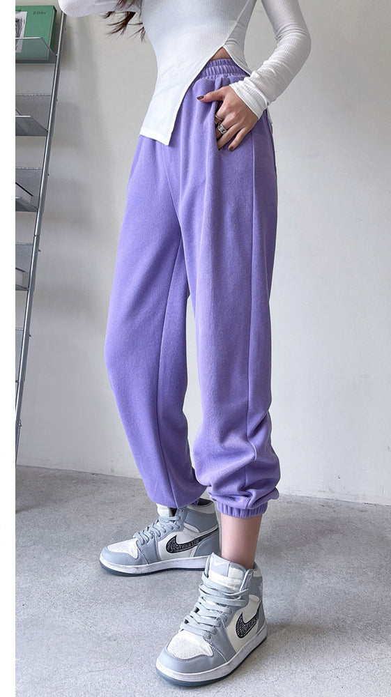 Loose Slim High Waist Drape Pants for men and women