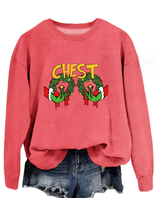 Women's Long Sleeve Printed Hoodie