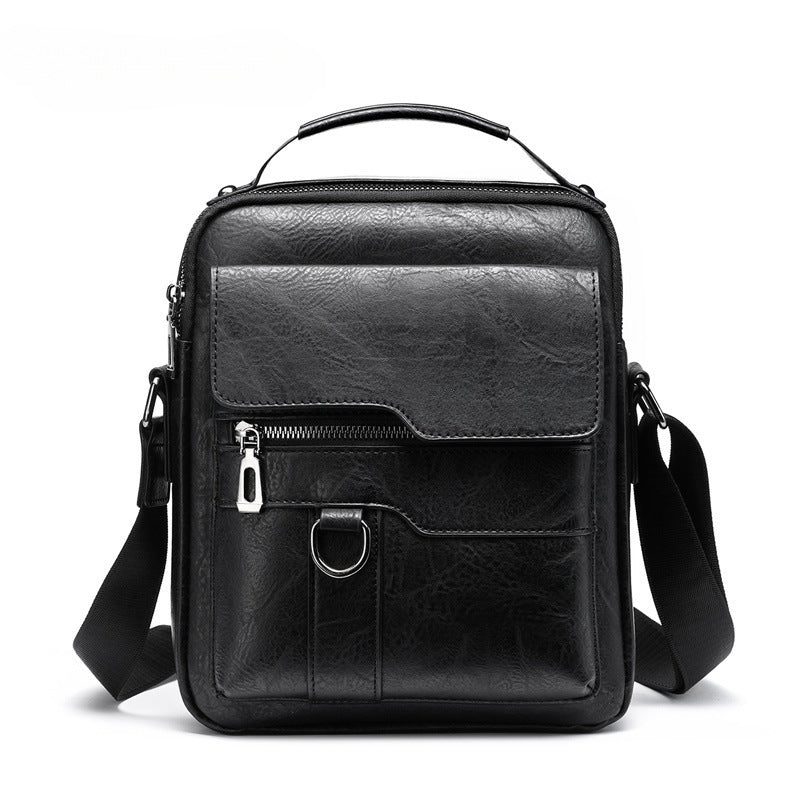 Men's One Shoulder Retro Business Crossbody Bag
