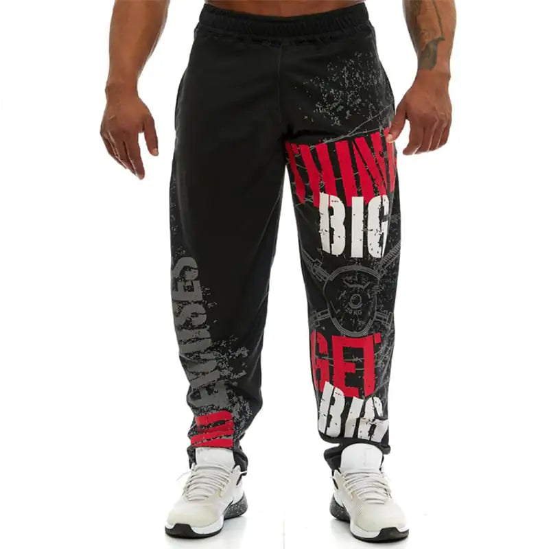 Men's Quick-Drying Loose Sports Pants for Fitness