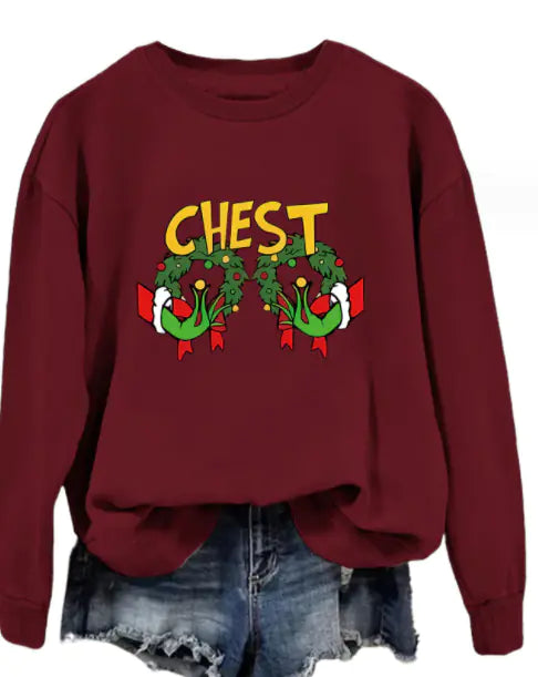 Women's Long Sleeve Printed Hoodie